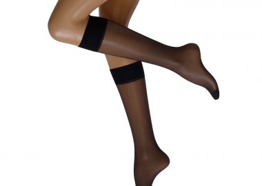 Κάλτσες 18 DENIER μέχρι το γόνατο | 2 Ζευγάρια - CETTE - 